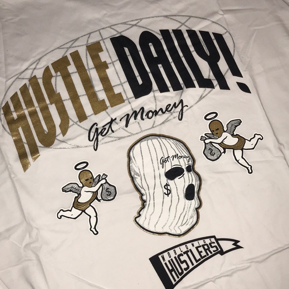 Hustle Daily Mens T Shirt Size L